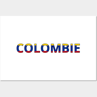 Drapeau Colombie Posters and Art